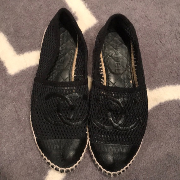 CHANEL Shoes - Chanel Espadrilles black size 38